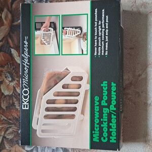 NWT EKCO MicroHelpers Microwave Cooking Pouch Holder/Pourer